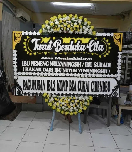 Papan Bunga Duka Ciater Serpong
