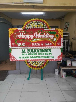Papan Bunga di Ciater Serpong