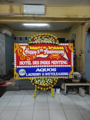 Papan Bunga di Ciater Serpong