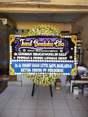 Papan Bunga di Ciater Serpong